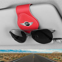 Thumbnail for Car Sunglasses Holder, Custom Fit For Your Cars, Magnetic Leather Glasses Frame 2024 Update MC13995