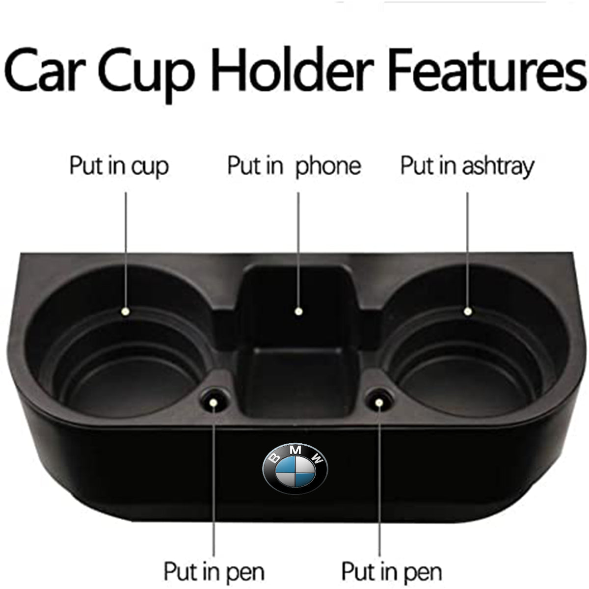 Cup Holder Portable Multifunction Vehicle Seat Cup Cell Phone Drinks Holder Box Car Interior Organizer, Custom Fit For Your Cars, Car Accessories KX11995