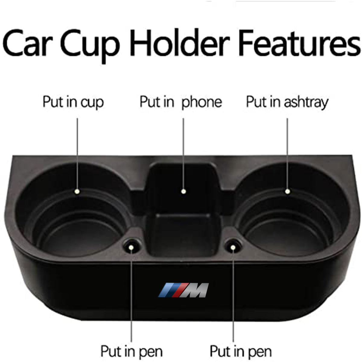 Cup Holder Portable Multifunction Vehicle Seat Cup Cell Phone Drinks Holder Box Car Interior Organizer, Custom Fit For Your Cars, Car Accessories KO11995