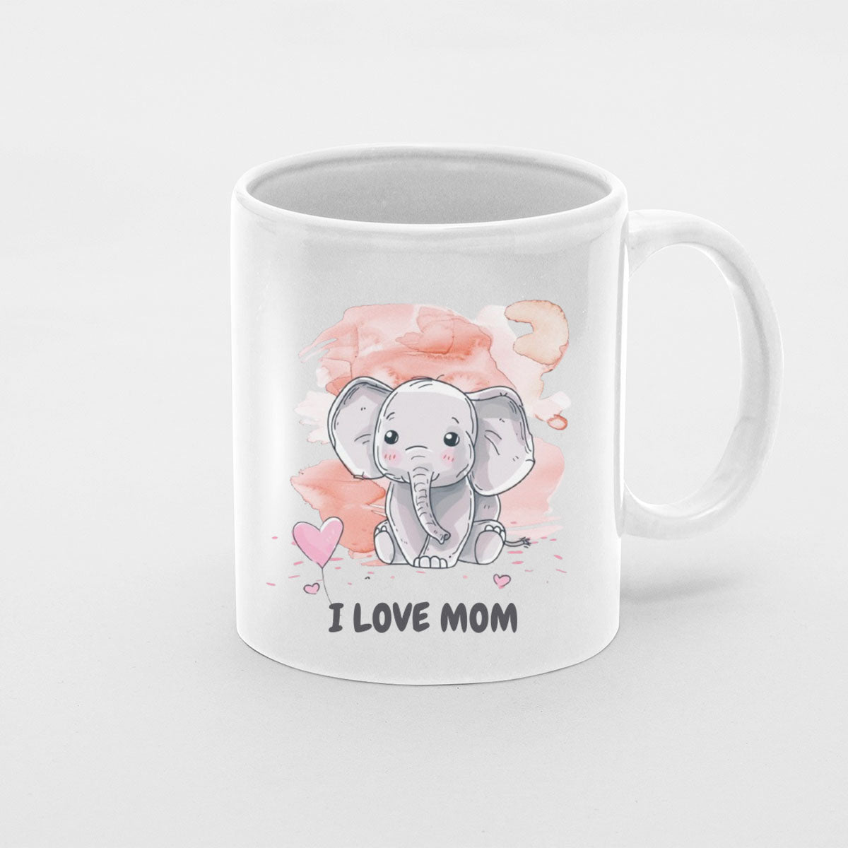 Elephant Mom, Mom Birthday Gift For Mom Gift, Mothers Day Gift From Daughter Son Kids, Mom Mug, Mom Coffee Mug, Mommy Funny Christmas Stick Personalized