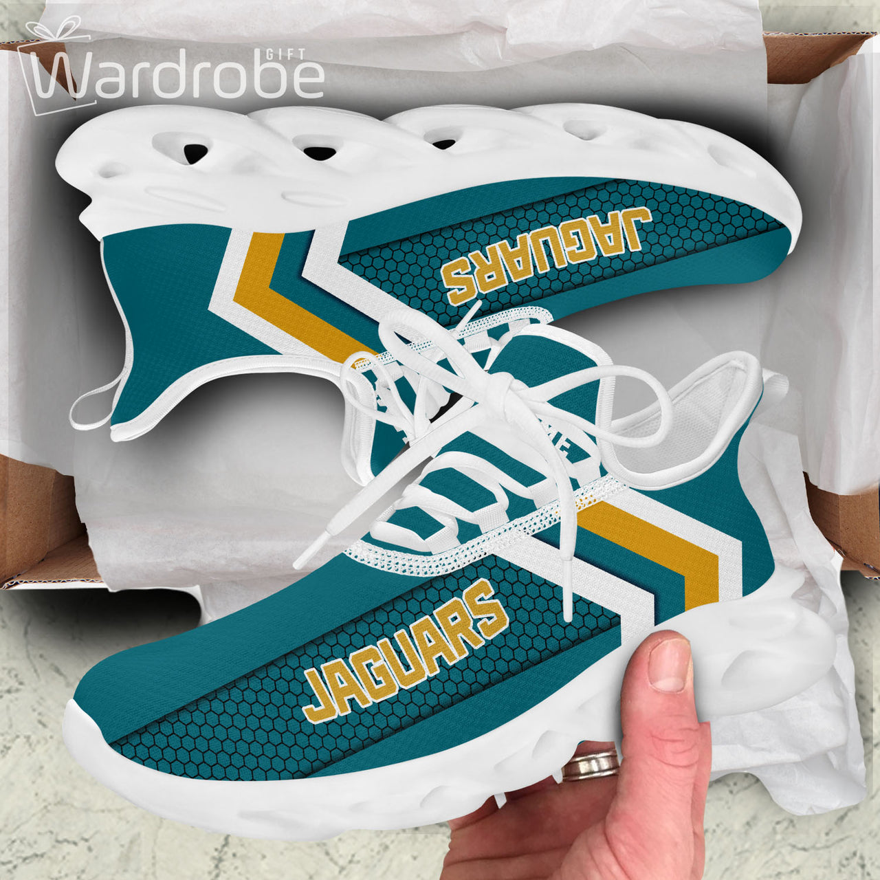 Personalized Name Green Bay Packers NFL Chunky Sneakers Fans Max