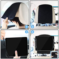 Thumbnail for Car Headrest Mount Holder, Custom fit for Car, Tablet Holder for Kids in Back Seats, Anti-Slip Strap and Holding Net, Angle-Adjustable/ Fits All 7 Inch to 10.5 Inch Tablets