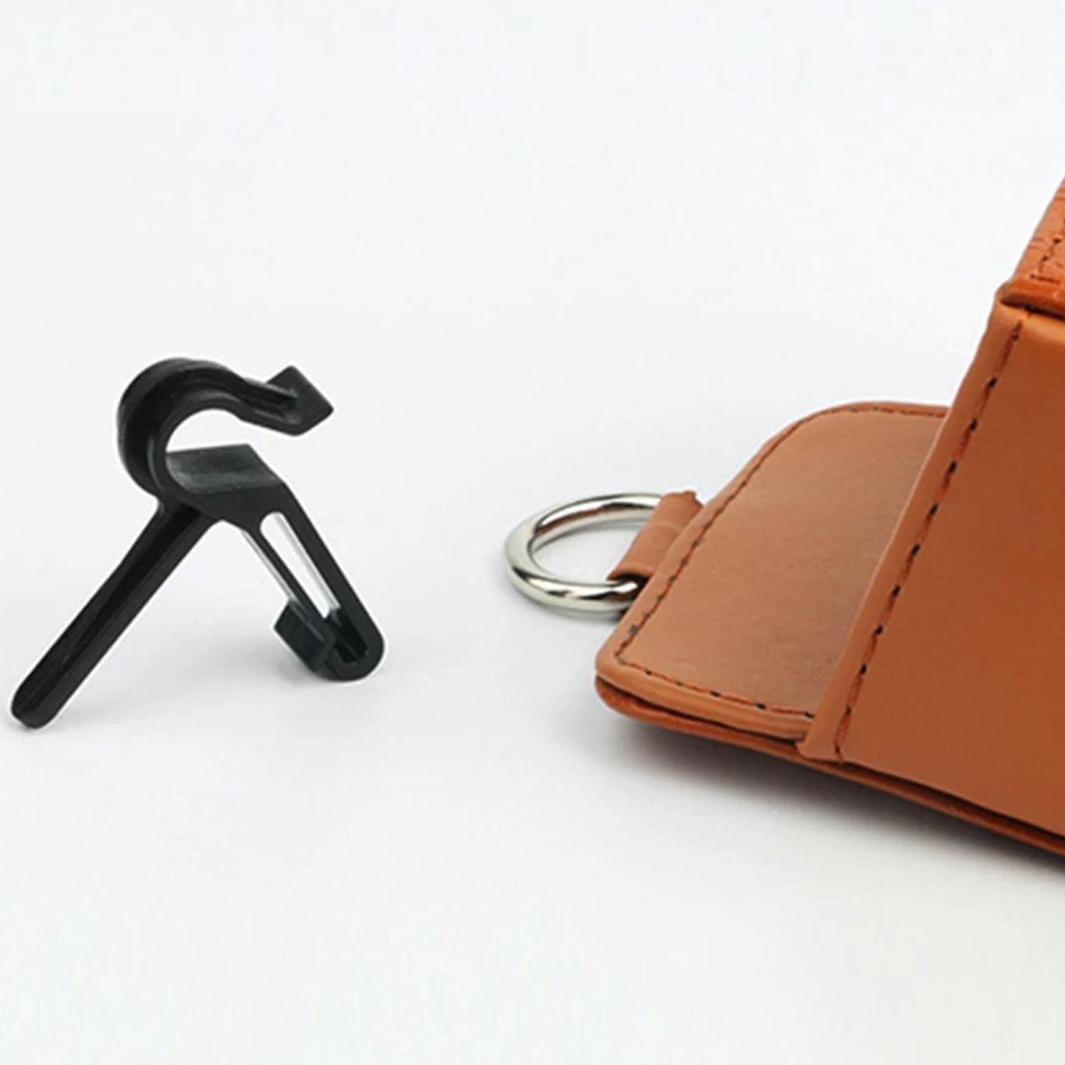 Car Auto Seat Back Interior Air Vent Cell Phone Holder Pouch Bag Box Tidy Storage Coin Bag Case Organizer with Hook, Custom fit for Jaguar