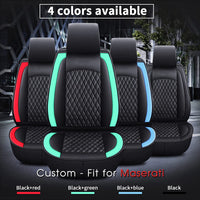 Thumbnail for 2 Car Seat Covers Full Set, Custom-Fit For Car, Waterproof Leather Front Rear Seat Automotive Protection Cushions, Car Accessories WAMS211