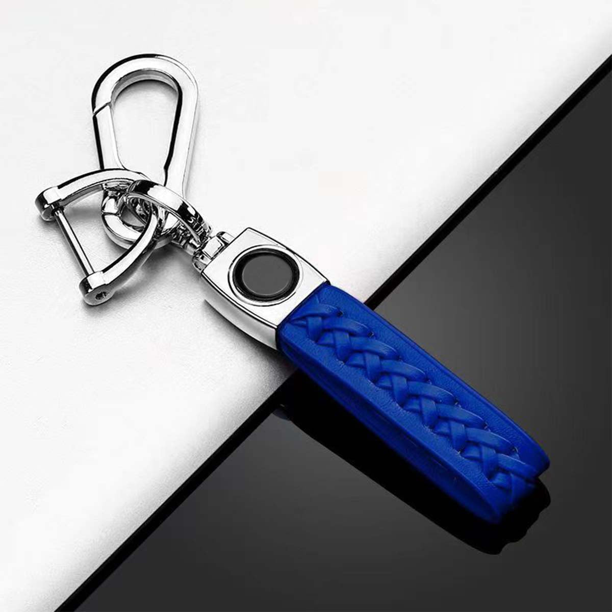 Leather Car Keychains Replacement, Custom fit for Car, Car Key Chain, Metal Keychain Accessories