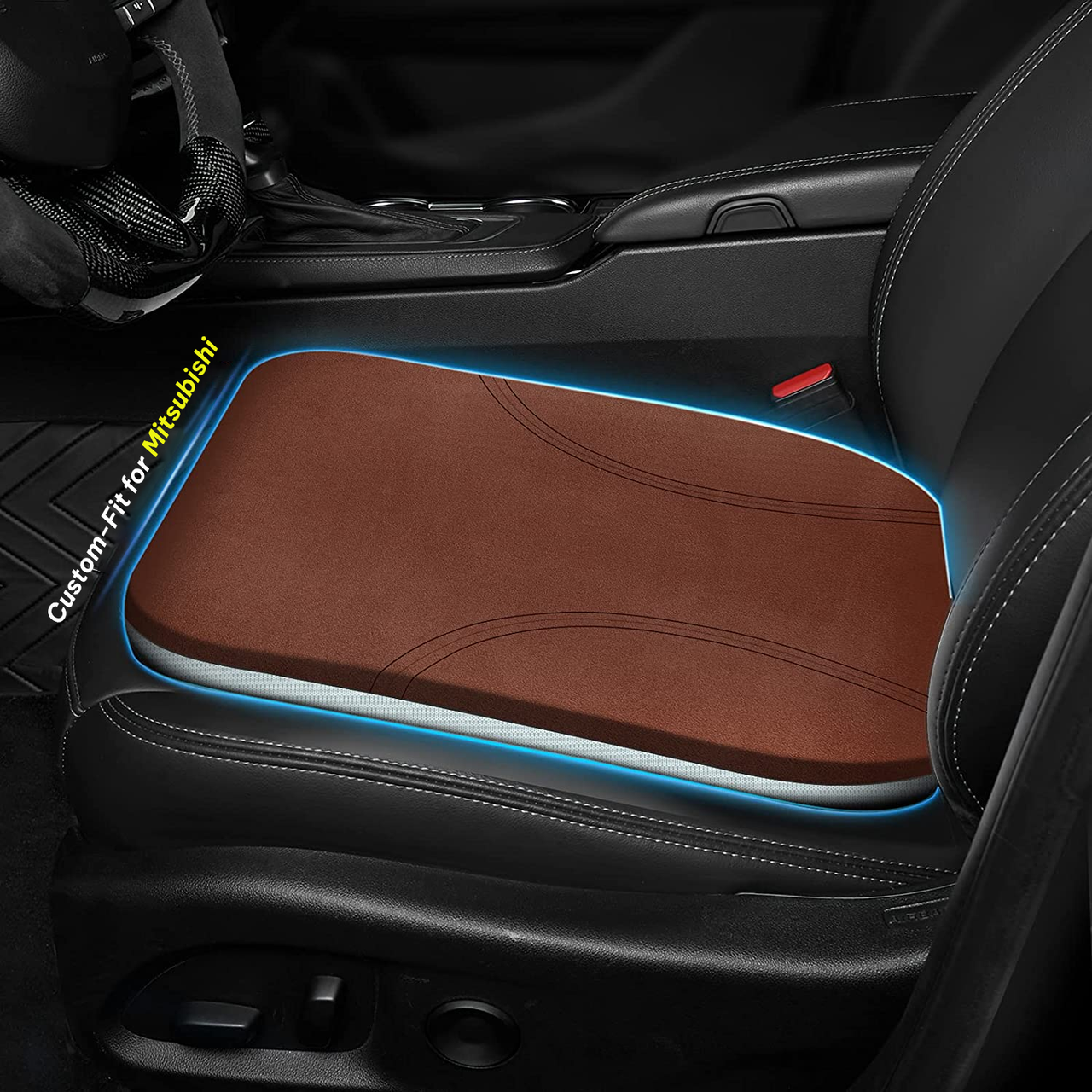 Car Seat Cushion, Custom Fit For Car, Car Memory Foam Seat Cushion, Heightening Seat Cushion, Seat Cushion for Car and Office Chair WANS224