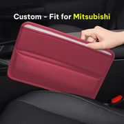 Car Seat Gap Filler Organizer, Custom-Fit For Car, Multifunctional PU Leather Console Side Pocket Organizer for Cellphones, Cards, Wallets, Keys WANS226