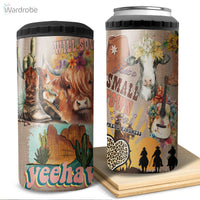 Thumbnail for Yeehaw Cowgirl Y2K Rustic Country Girl Tumbler 4 in 1 Can Cooler 16Oz Tumbler Cup Bottle Cooler