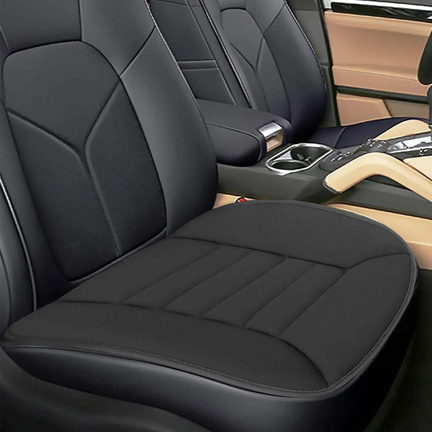 Car Seat Cushion with 1.2inch Comfort Memory Foam, Custom Fit For Your Cars, Seat Cushion for Car and Office Chair CH19989