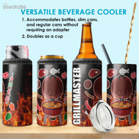Thumbnail for The Grillfather Tumbler 4 in 1 Can Cooler 16Oz Tumbler Cup Bottle Cooler