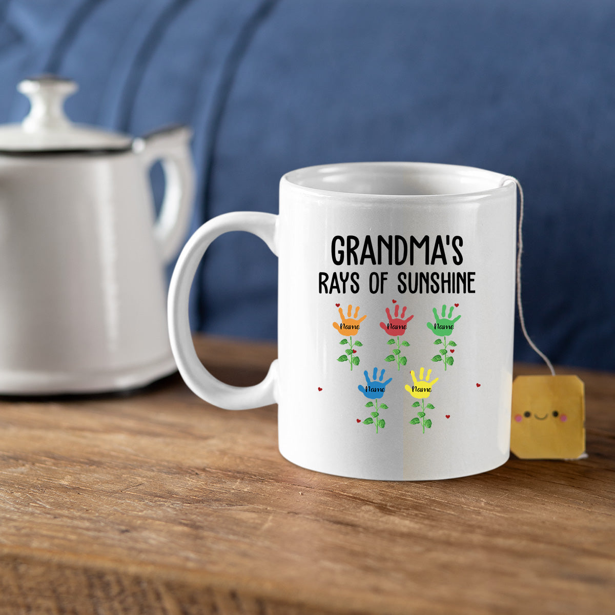 Personalised Mother's Day Mug, Nanny Gift, Best Nan Mug, Mummy Mug, Personalised Mug, New Nanny Mug , First Mothers Day, New Mum Gift, Grandma's Rays Of Sunshine