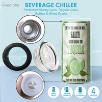 Thumbnail for Looks Like I May Accidentally Get Drunk On Purpose Today Tumbler 4 in 1 Can Cooler 16Oz Tumbler Cup Bottle Cooler