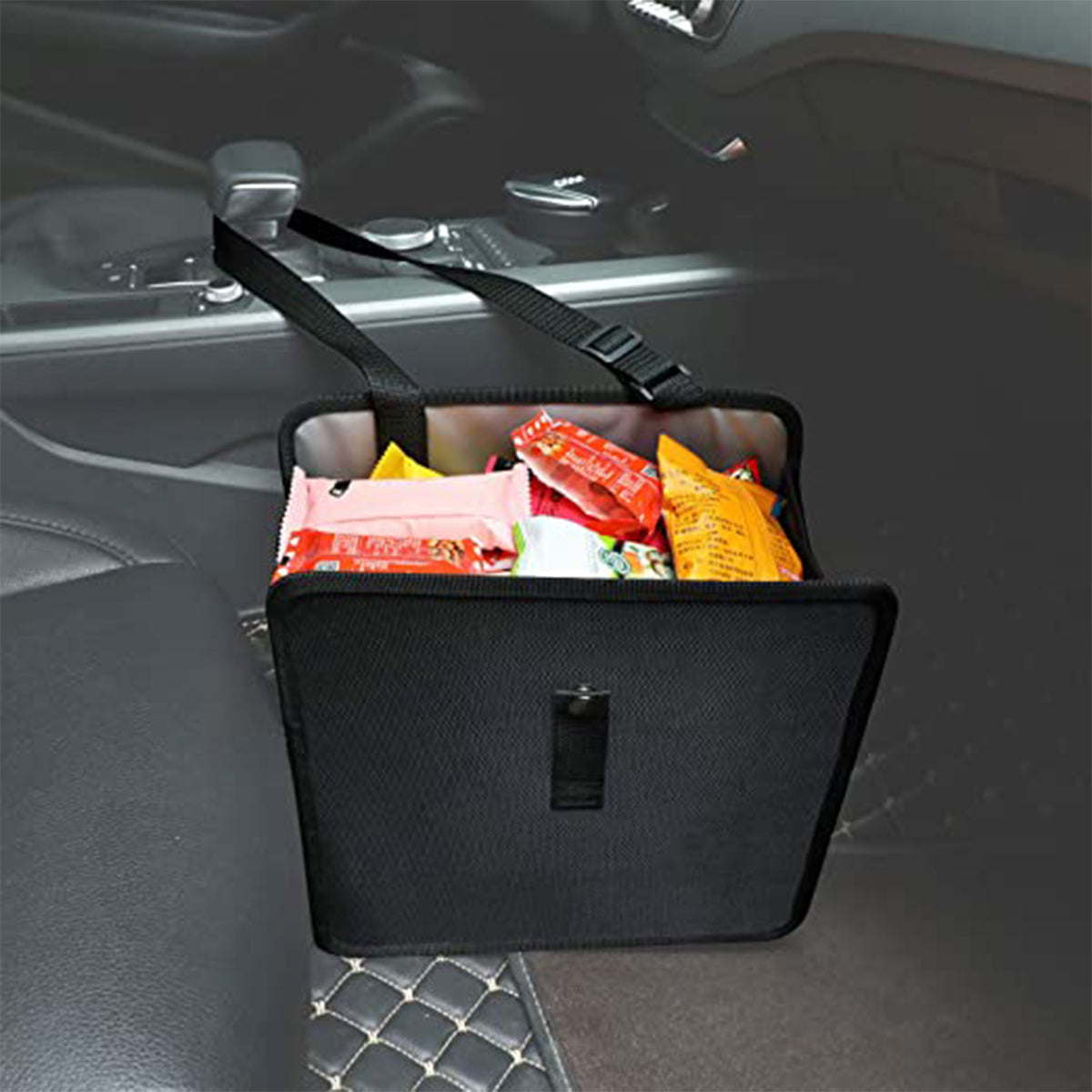 Car Trash Can, Custom fit for Waterproof Foldable Auto Garbage Bag, Leak-Proof Car Organizer and Storage Bag, Car Garbage Can Hanging