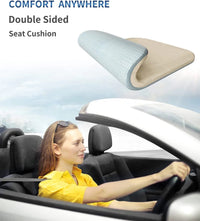Thumbnail for Car Seat Cushion, Custom Fit For Your Cars, Double Sided Seat Cushion, Breathable Suede + Ice Silk Car Seat Cushion, Comfort Seat Covers Cushion SU19979