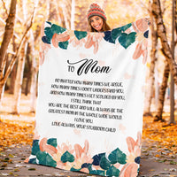 Thumbnail for To Mom No Matter How Many Times We Argue Fleece Sherpa Blanket Gift For Mom Mother