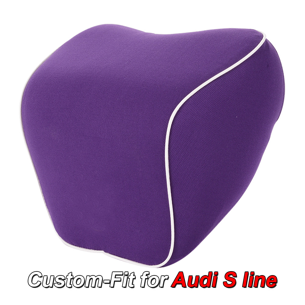 Lumbar Support Cushion for Car and Headrest Neck Pillow Kit, Custom-Fit For Car, Ergonomically Design for Car Seat, Car Accessories WAVE254