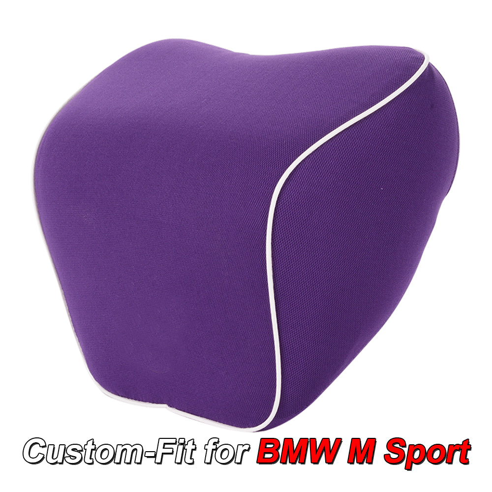 Lumbar Support Cushion for Car and Headrest Neck Pillow Kit, Custom-Fit For Car, Ergonomically Design for Car Seat, Car Accessories WAKO254