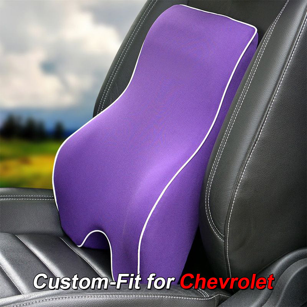 Lumbar Support Cushion for Car and Headrest Neck Pillow Kit, Custom-Fit For Car, Ergonomically Design for Car Seat, Car Accessories WACH254