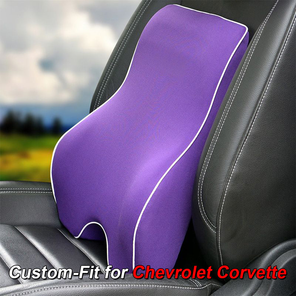 Lumbar Support Cushion for Car and Headrest Neck Pillow Kit, Custom-Fit For Car, Ergonomically Design for Car Seat, Car Accessories WACC254