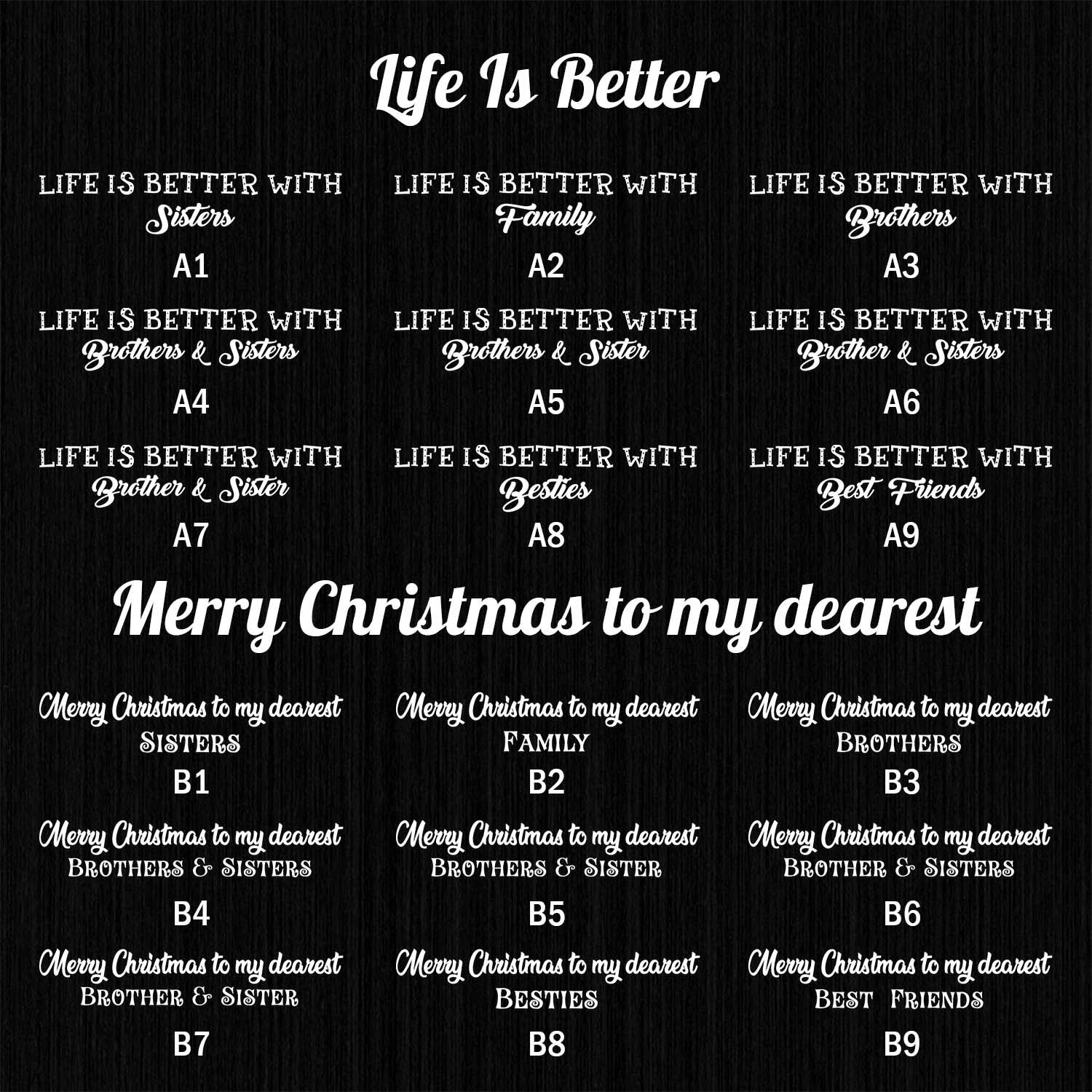 There's No Greater Gift Than Brothers & Sisters Personalized Custom Name Aluminum Ornaments Gift For Christmas