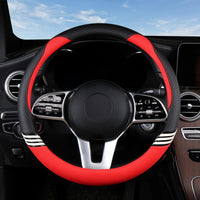 Thumbnail for Car Steering Wheel Cover 2024 Update Version, Custom Fit For Your Cars, Premium Leather Car Steering Wheel Cover with Logo, Car Accessories