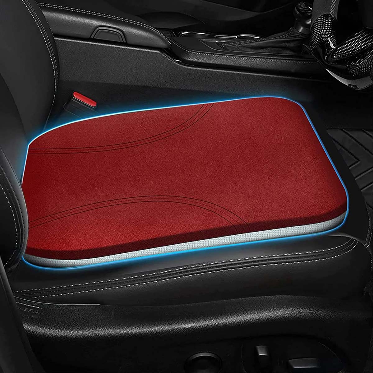 Car Seat Cushion, Custom Fit For Your Cars, Car Memory Foam Seat Cushion, Heightening Seat Cushion, Seat Cushion for Car and Office Chair WQ19999