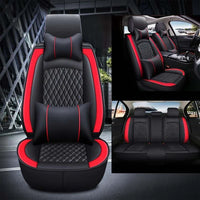 Thumbnail for 2 Car Seat Covers Full Set, Custom-Fit For Car, Waterproof Leather Front Rear Seat Automotive Protection Cushions, Car Accessories WAHY211