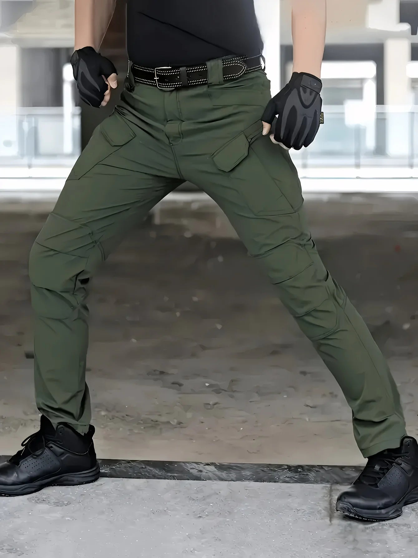 Men's Tactical Cargo Pants – Multi-Pocket Outdoor Utility Trousers