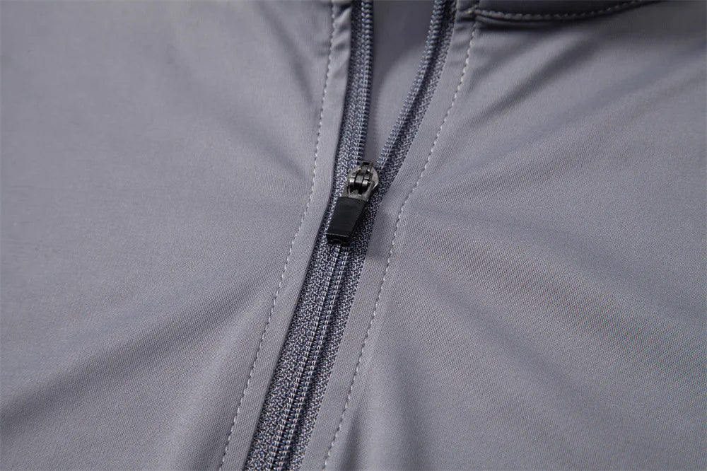 Men's UV Protection Half-Zip Long Sleeve Shirt – Quick-Dry Breathable Outdoor Performance Top