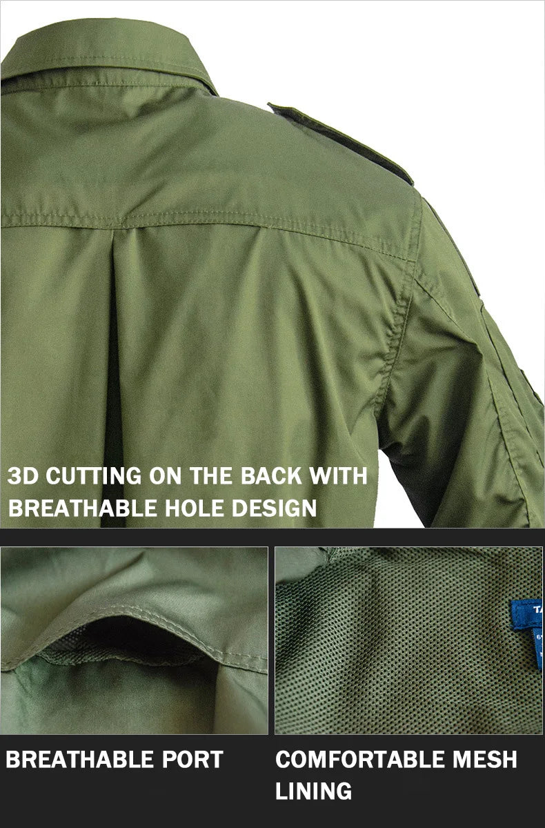 Unisex Outdoor Field Suit - Warm Long Sleeve Hiking Shirt & Pants 2-Piece Set (Sizes S-3XL)