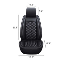 Thumbnail for 2 Car Seat Covers Full Set, Custom-Fit For Car, Waterproof Leather Front Rear Seat Automotive Protection Cushions, Car Accessories WARL211