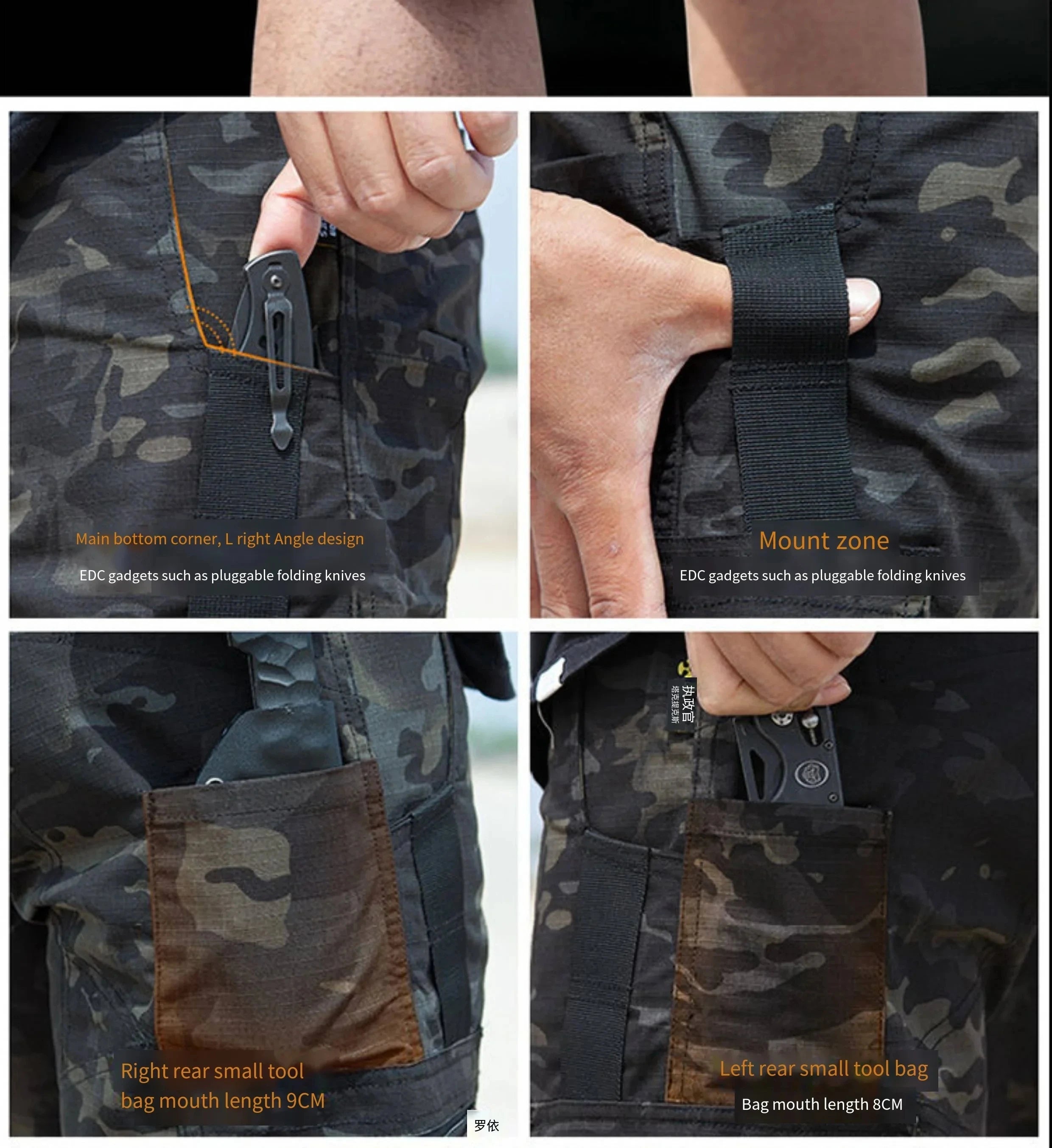 Men's Tactical Cargo Shorts – Quick-Dry Multi-Pocket Outdoor Utility Shorts