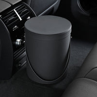 Thumbnail for Storage Box Trash Can, Custom Fit For Your Cars, Portable Collapsible Car Trash Can, Leather Waterproof Small Mini Car Garbage Can Waste Basket, Car Accessories SU15989