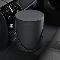 Thumbnail for Storage Box Trash Can, Custom Logo For Your Cars, Portable Collapsible Car Trash Can, Leather Waterproof Small Mini Car Garbage Can Waste Basket, Car Accessories JE15989