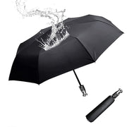Umbrella for All Cars, 10 Ribs Umbrella Windproof Automatic Folding Umbrella, One-handed use, Rain and Sun Protection, Car Accessories DR13993