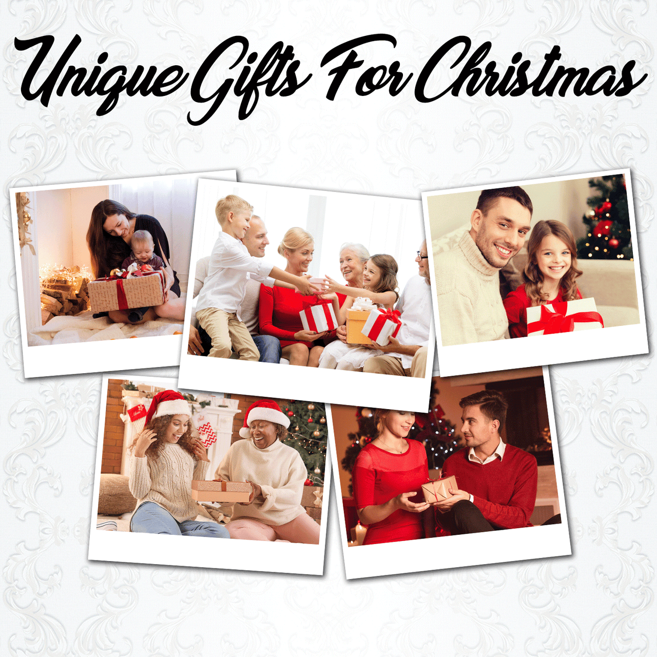 Family Baby Christmas Personalized Custom Photo Christmas Premium Ceramic Ornaments Gift For Family