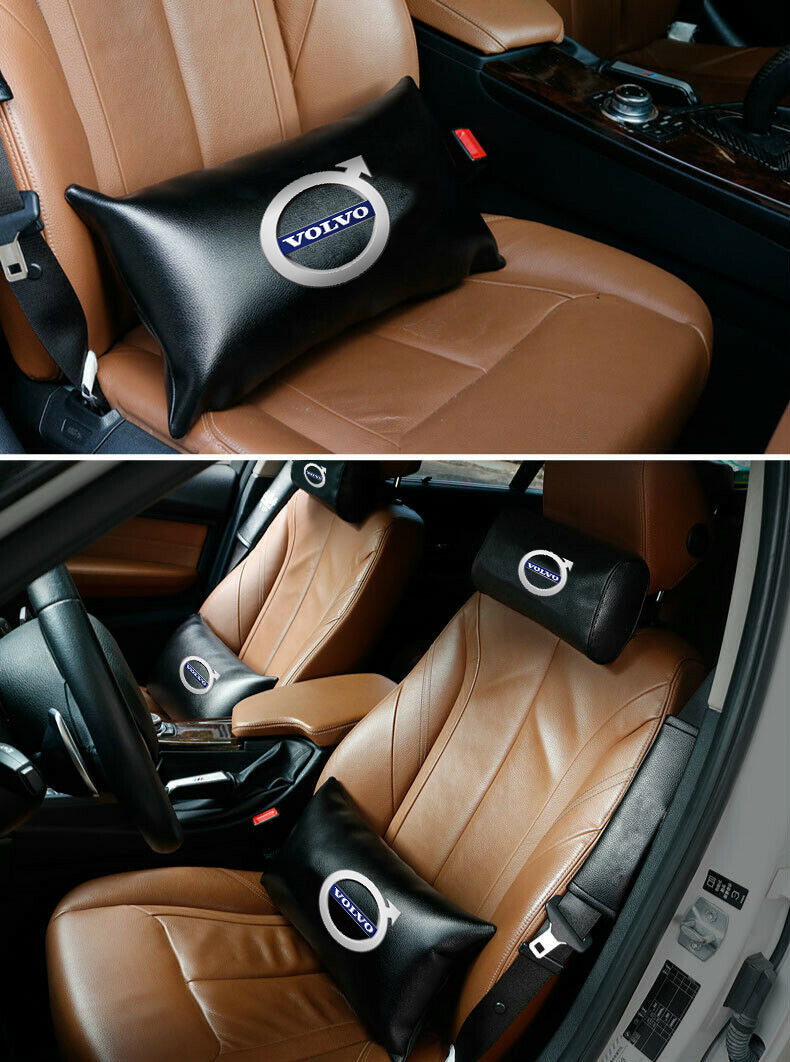 Custom Logo Neck Pillow, Car Seat Headrest Neck Rest Cushion for Driving Seat Auto Head Rest Neck Support