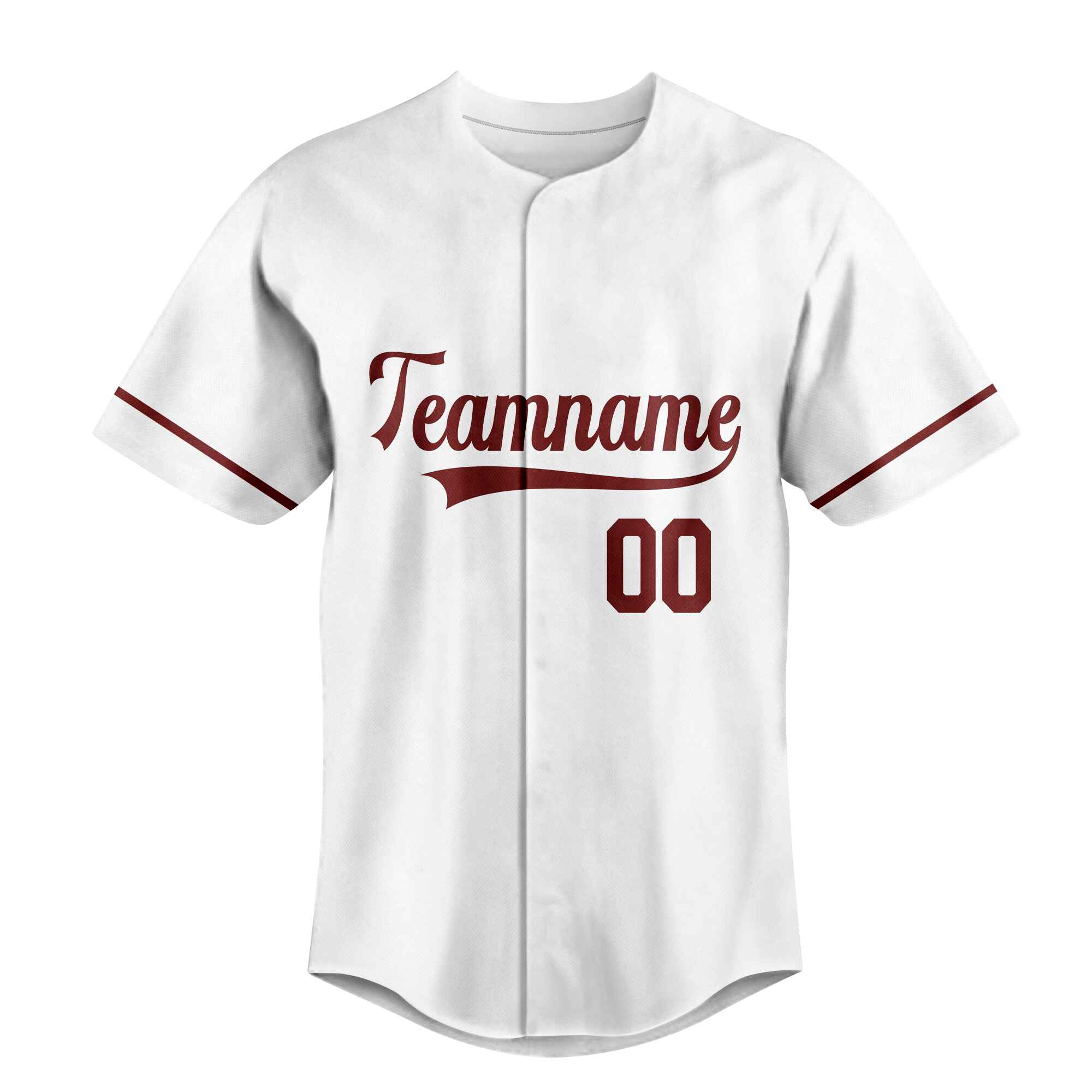 Custom White Crimson Authentic Baseball Jersey