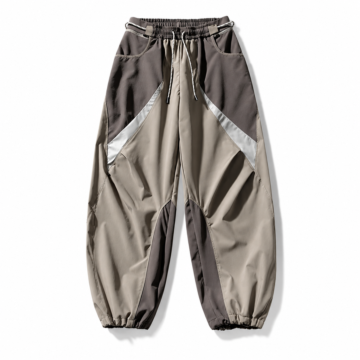 Unisex Wide Leg Cargo Pants – Lightweight Quick-Dry Baggy Techwear Trousers
