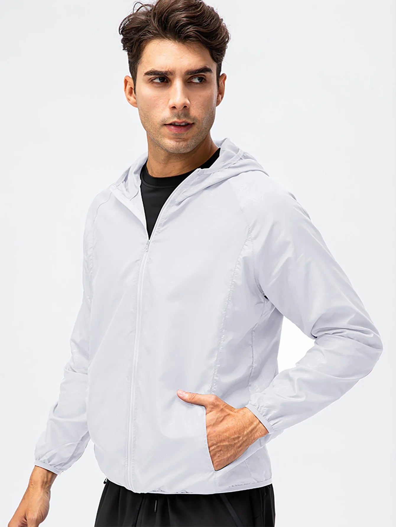Lightweight Waterproof Sun Protection Jacket – Hooded Quick-Dry Windbreaker for Men & Women