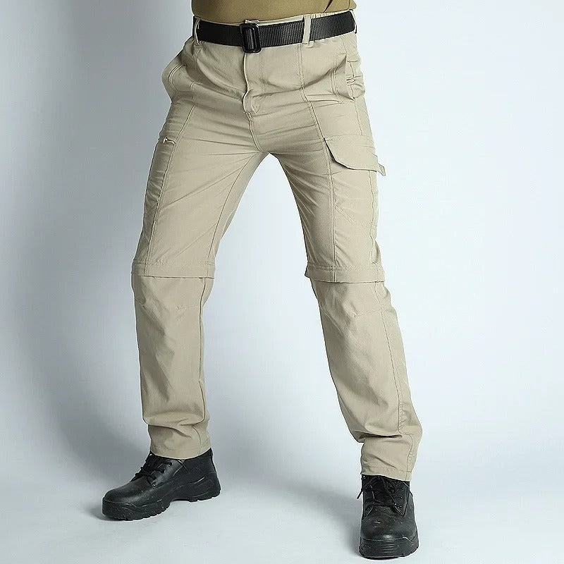 Men's Convertible Hiking Pants – Zip-Off Quick-Dry Outdoor Cargo Trousers