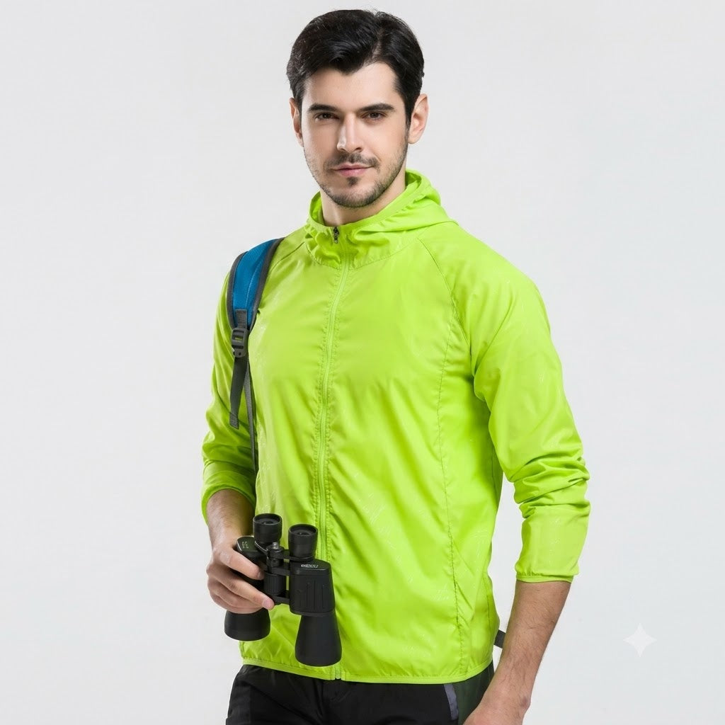 Lightweight Waterproof Rain Jacket – Quick-Dry Hooded Windbreaker for Men & Women
