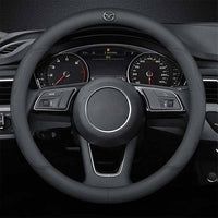 Thumbnail for Car Steering Wheel Cover 2024 Update Version, Custom Fit For Your Cars, Premium Leather Car Steering Wheel Cover with Logo, Car Accessories MA18991