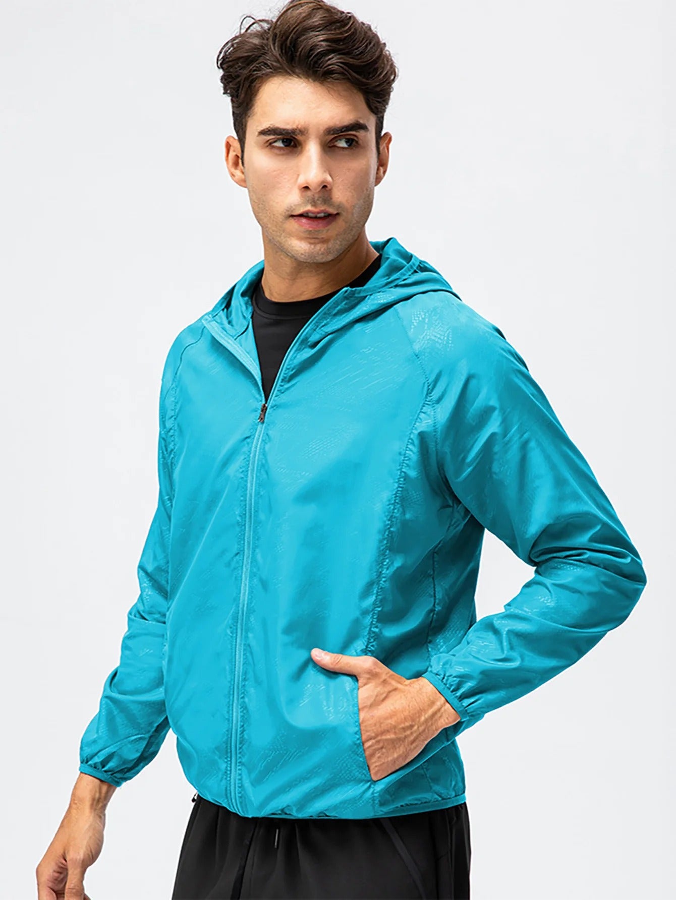 Lightweight Waterproof Sun Protection Jacket – Hooded Quick-Dry Windbreaker for Men & Women