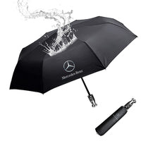 Thumbnail for Umbrella for All Cars, 10 Ribs Umbrella Windproof Automatic Folding Umbrella, One-handed use, Rain and Sun Protection, Car Accessories MB13993