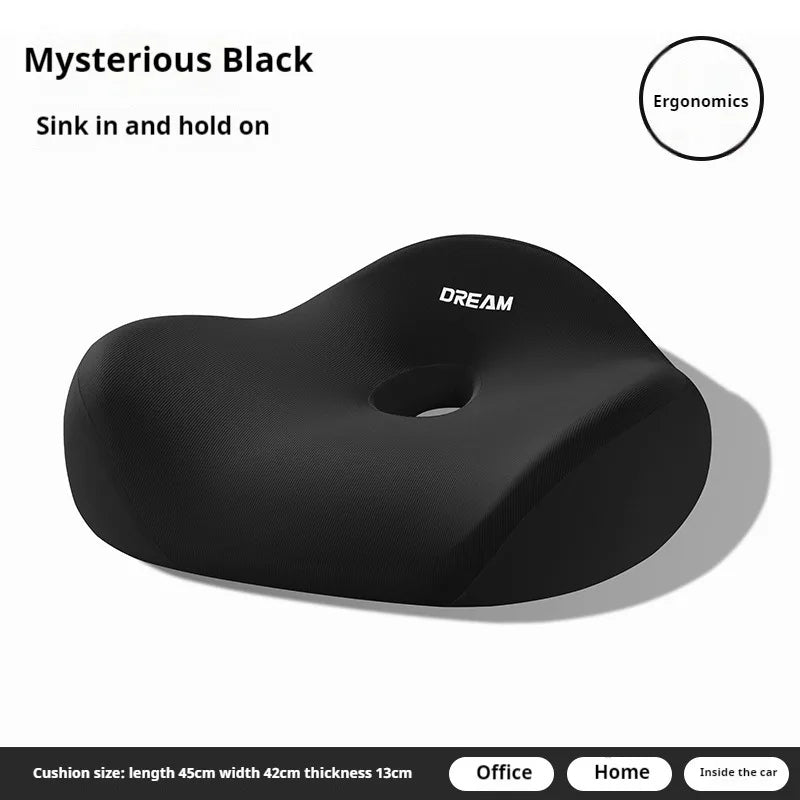 Memory Foam Office Chair Seat Cushion – Comfortable Donut Cushion with Removable Cover for Daily Sitting