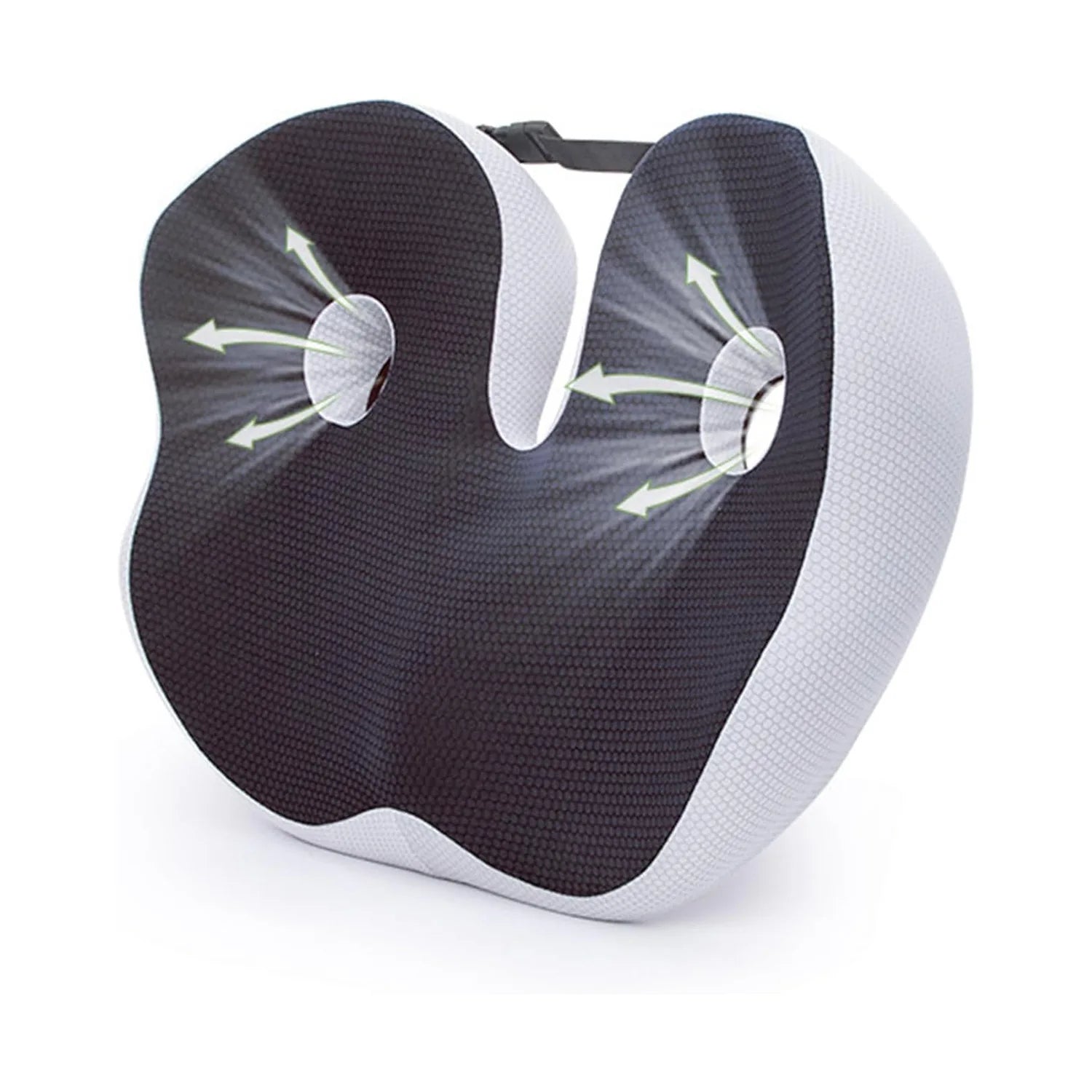 Memory Foam Seat Cushion – Ergonomic Adjustable Width Cushion for Office Chair and Car Seat