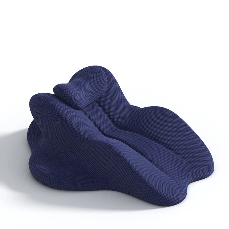 Memory Foam Knee Pillow – Ergonomic Leg Support Cushion for Side, Back, and Stomach Sleeping