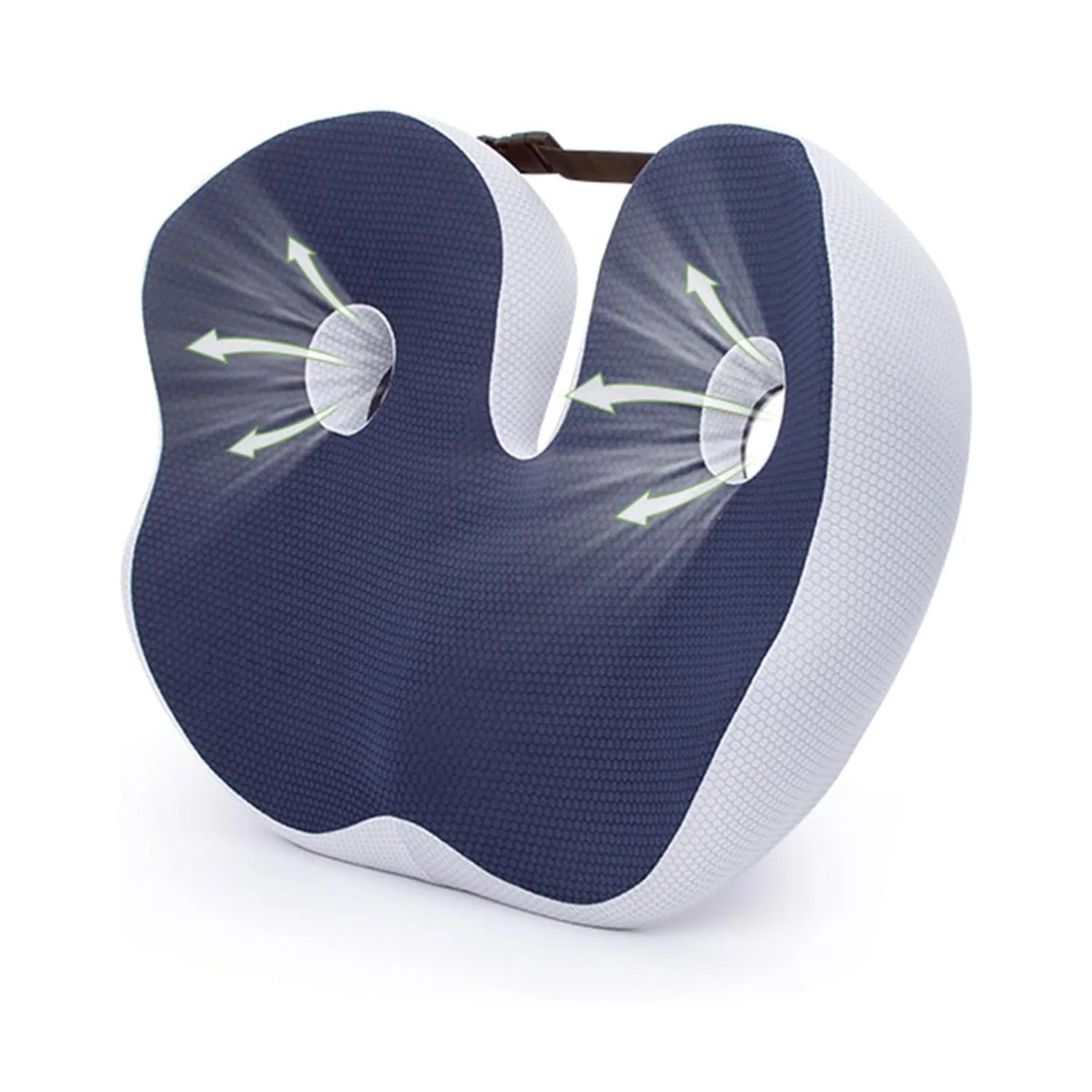 Memory Foam Seat Cushion – Ergonomic Adjustable Width Cushion for Office Chair and Car Seat