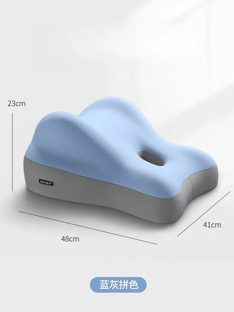 Memory Foam Lumbar Cushion – Breathable Back Support Pillow for Office Chair, Car Seat, and Bed